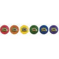 Champion Sports Champion Sports URS6SET 6 in. Rhino Skin Ultramax Ball Set; Rainbow Color - Set of 6 URS6SET